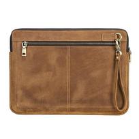 Originalios odos nešiojamojo kompiuterio dėklas, skirtas Macbook Air M1 M2 M3 M4 Pro 13 14 15 16 colių, portfelis, Dell HP kompiuterio dangtelis, krepšys vyrams Pro13 A2251A2289 ruda