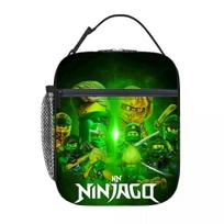 Animacinis Paveikslėlių Pietų Krepšys Vaikams Visiškai Spausdintas 3D Skaitmeninis Šilumos Izoliacijos Krepšys Nešiojamas Lauko Pikniko Krepšys Lunch bag black