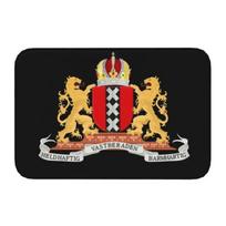 Amsterdamo vėliava Priekinės durys Grindų įėjimo kilimėliai Lauko Nyderlandai Vonios kambarys Virtuvė Durų kilimėlis Svetainės kilimas 50x80cm