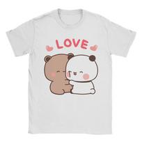 Bubu and Dudu Love T Shirt Unisexs  100 Cotton Funny TShirts O Neck  Tee Shirt Short Sleeve Clothes Plus Size S white