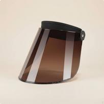 Apsauginis veido skydelis, universalus pritaikymas, atsparus vėjui, padidintas, nuo saulės, dviratininkams, Gradient Brown Uv Headband black