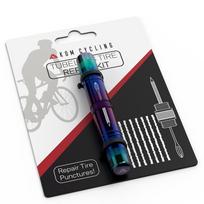 KOM Bicycle Tubeless Tire Repair Kit – 9 Colors! Fix Standard white