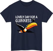 Graži diena guinness retro alaus marškinėliams tukanas vintage paukštis vakarėlio dovana viršus L black