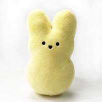 50cm Peeps pliušinis zuikutis Velykiniai žaislai Imitacinis kimštas gyvūnas lėlė Vaikams Vaikams Minkšta pagalvė Dovanos Mergaitės žaislas 15cm geltona