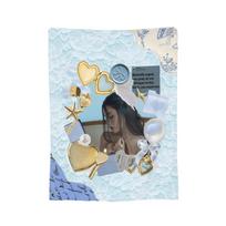 Locket Madison Beer Blankets Fleece Spring Autumn Portable Super Soft Throw Blanket for Bed Bedroom Bedding Throws Size: 75*100cm, Weight: 320 GSM white