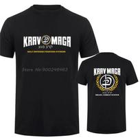 Krav Maga Izraelis Kovinė Savigyna IDF MMA Kovos Menai Marškinėliai Unisex Marškinėliai Krav Maga Marškinėliai Trumpomis Rankovėmis Dvišalis Spausdinimas Viršutiniai Drabužiai S black