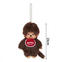 Monchhichi lėlės raktų pakabukas Kawaii krepšių pakabinami pakabukai Vaikų dienos gimtadienio dovana Kuprinės raktų pakabuko papuošalas Šventės dovanėlė black