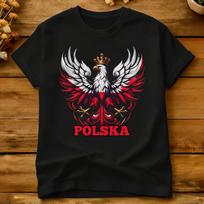 Poland Polska Polish Flag Flag Gift ()() Tshirt Beach Cotton T Shirts For Unisex Design Tee Shirt Shortsleeved Streetwear Tops XL brown