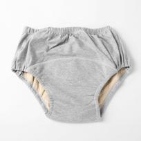 Unisex plaunamos medvilninės kelnaitės nuo šlapimo nelaikymo - Neperšlampamos ir pralaidžios orui suaugusiųjų specialiai priežiūrai 3XL 170-190 lbs white