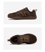 HOBIBEAR Unisex Plataus pirštų dėžutės Batai Basakojai Nulinio kritimo padai Sportbačiai Lengvi Lankstūs Minimalistiniai Ėjimo Batai 37 ruda