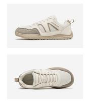 HOBIBEAR Unisex Plataus pirštų dėžutės Batai Basakojai Nulinio kritimo padai Sportbačiai Lengvi Lankstūs Minimalistiniai Ėjimo Batai 46 white