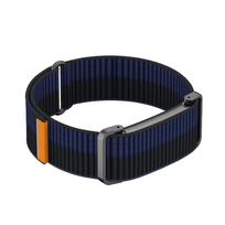 Nylon Watch Strap for Google Fitbit Air Skin Friendly Breathable Sweatproof Wearing Replacement Wristband for Google Fitbit Air black