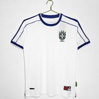 Retro Brazilijos Nacionalinės Komandos Futbolo Marškinėliai Trumpomis Rankovėmis Unisex Gatvės Apranga Atsitiktinis Hip Hop Stiliaus Sportinis Viršus Small