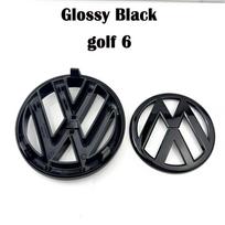 VW Polo Golf 4 5 1 rinkinys Volkswagen VW lipdukai Priedai ABS Automobilio priekinės grotelės Emblema Galinės bagažinės ženklelis Logotipas Golf 6 7 7.5 MK6 MK7 MK8 Polo