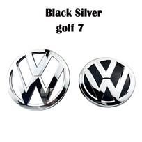 VW Polo Golf 4 5 1 rinkinys Volkswagen VW lipdukai Priedai ABS Automobilio priekinės grotelės Emblema Galinės bagažinės ženklelis Logotipas Golf 6 7 7.5 MK6 MK7 MK8 Polo