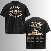 Avenged Sevenfold 26 m. T-shirt, A7X Metalinis Gerbėjo Grafinis Marškinėlis XXXXL black