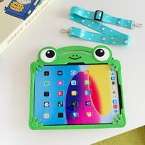 Skirta Redmi Pad 2 11 colių, Redmi Pad SE 11 colių planšetinio kompiuterio dėklas, mielas 3D animacinis varlės stovas, minkštas silikoninis dangtelis Redmi Pad SE 11-inch