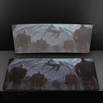 Attack on Titan Cool Anime Mouse Pad Gaming Keyboard Accessories Large Rubber Desk MatComputer Carpet Pc Gamer Non-slip Mousepad 30x60cm gray