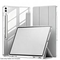For Samsung Galaxy Tab S10 Lite/S10 FE/S9 FE/S9 10.9'' 11'', Flip Smart Cover with Clear Back Shell, Auto Wake/Sleep Tablet Case Tab A11 Plus 11