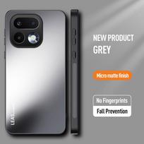 Shockproof Matte Case for Realme 16 Pro Plus Frosted Hard Bumper Back Cover Shell for Realme 16Pro + Fingerprint-resistant realme 16 Pro+ pilka