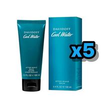 Davidoff Cool Water vyriškas balzamas po skutimosi 100ml 5 vnt. blue