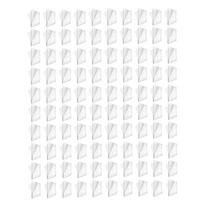 Skaidri dvipusė juosta nano juosta besiūliai vandeniui atsparūs sienų lipdukai karščiui atspari viskozės juosta vonios kambario sienų lipdukas 100Pcs