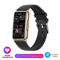 LIGE išmanusis laikrodis su Bluetooth prijungtas telefonas Muzika Fitnesas Vyrų išmanusis laikrodis Širdies ritmas Kraujo deguonies Neperšlampamas Sportas Išmanioji apyrankė moterims silicone strap