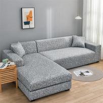 Elastingas sofos užvalkalas svetainei 1/2/3/4 vietų L formos kampinis sofos užvalkalas Chaise Longue tamprus sofos sofos fotelis užvalkalas 1 Seater 90-140cm