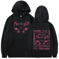 Melanie Martinez Hoodie Muzikos albumų portalai Grafiniai megztiniai su gobtuvu Vyrai Moterys Kasdieniai senoviniai ilgomis rankovėmis megztiniai Gatvės drabužiai M black