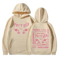 Melanie Martinez Hoodie Muzikos albumų portalai Grafiniai megztiniai su gobtuvu Vyrai Moterys Kasdieniai senoviniai ilgomis rankovėmis megztiniai Gatvės drabužiai S beige