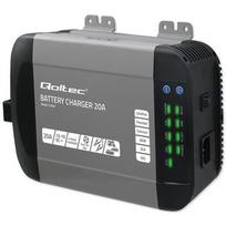 QOLTEC 51959 Smart Monolith charger for LiFePO4 AGM GEL SLA batteries / 20A / 12V