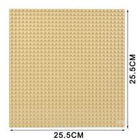 25,5*25,5cm 32x32 Pagrindo plokštė Klasikiniai Statybiniai blokai PAGRINDINĖS PLOKŠTĖS STATYBINIAI KALULAI vaikiškas plytų žaislas beige