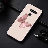 Telefono fondai, skirti LG K41s K61 K50 G6 K50s G7 K42 K40s K71 K52 K40 G8 ThinQ Q52 dėklas Auksinė rožinė rožinė blizganti širdelė LG K61 black