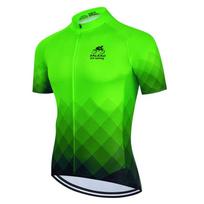 Salexo 2024 Dviratininko apranga Fluorescencinė žalia Ropa Ciclismo Vyriški vasariniai dviračių drabužiai Kostiumas Kalnų dviračio Dviratininko marškinėlių rinkinys L