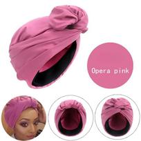 Moterų skrybėlė su skarele suaugusiems Madinga galvos skara Prancūziška retro stiliaus skarelė Keli priedai su prancūziška skrybėle one size pink