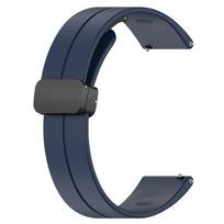 Silikono dirželis Xiaomi Redmi laikrodžiui 5 Active Redmi laikrodis 5 Lite Sports 20mm 22mm magnetinės sagties juostos aksesuarai Redmi watch5 Active tamsiai mėlyna spalva