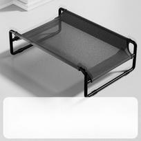 Pet Armrest Camp Bed Dog Kennel for All Seasons Dog Camp Bed Removable and Washable Nest Mat Cool Nest Large Dog Mat XS gray