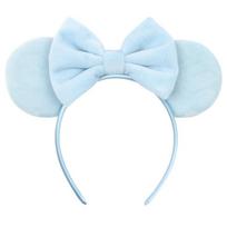 Disney Mikė 3,3  Aksominės ausys Plaukų lankelis Mergaitėms Minkštas kaspinas Plaukų juosta Helovino Festivalio Šventės Kalėdų Pasidaryk pats Plaukų Aksesuarai white
