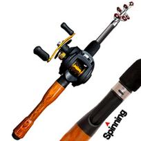 Naujas meškerės ir ritės komplektas, nešiojama mini 1,3/1,6/1,8 m maža ir nešiojama meškerė ir 17+1BB baitcasting ritės rinkinys, žvejybos įrankiai Spin Rod + Reel 1.8m