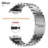 Prabangus titano dirželis Huawei Watch Fit4Pro/Fit4/Fit3 vyrams, verslo lydinio apyrankė HUAWEI WATCH FIT4 FIT3 apyrankei Correa Huawei Fit 4 Pro sidabras
