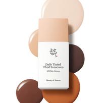 Beauty of Joseon Kasdienis tonuotas apsauginis serumas nuo saulės SPF50+ PA+++ 50ml – Lengvas odos atspalvį gerinantis UV apsaugos produktas, Korėjietiškas LP100 (Light Pink 100) beige