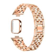 Deimantinis dirželis+Korpusas huawei watch fit 4 Išmaniajai laikrodžio apyrankei huawei watch Fit 4 Pro Apyrankė huawei watch Fit3 Metalinis apyrankės correa B-huawei watch Fit3 beige