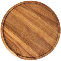 Japanese Acacia Wood Rectangular Tray for Sushi, Condiments, or Tea. Acacia Wood brown