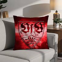 V-VfB-BES Madinga S-StuttgartS Pagalvės užvalkalas 3D spausdinimas Poliesterio pluoštas 40*40cm Namų sofos mesti dekoras Šventės dovana 12x12in 30x30cm red