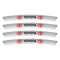 4 vnt. Aliuminio Automobilio Ratlankio Lipdukas Padangos Ratlankio Dekoracija Lipdukas Toyota Corolla Camry RAV4 CHR Yaris Prius Prado Auris Avensis