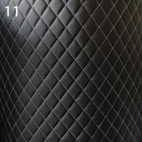 100X158cm PVC dirbtinės odos audinys sintetinis siuvimui krepšiui avalynei sofai automobiliui kempininis dygsniuotas siuvinėtas automobilio interjero medžiagos apdailos 100X158cm black