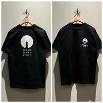 BEAMS JAPAN KYOTO SPAUSDINTI MARŠKINĖLIAI Mt. Fuji 25SS trumpomis rankovėmis marškinėliai su mažu raudonu virvele Septynfold trumpomis rankovėmis marškinėliai L gray