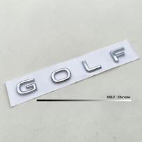 Naujas 3D ABS chromo juodas logotipas Golf emblema raidės ženklelis automobilio galinės bagažinės lipdukas Golf MK7 MK7.5 MK8 automobilių stiliaus priedai sidabras