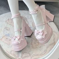 Batai Moterims Saldūs Mieli Japoniški JK Stori Padai Lolita Batai Platforma Mary Jane Batai Mada Aukštos Kokybės Moteriški Aukštakulniai Tacones 40 rožinė