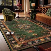 Retro Bohemiškas Persiškas Žalias Kilimas Svetainei Patogus Minkštas Neslystantis Miegamojo Kilimas Klasikinis Įėjimo Durų Kilimėlis Plaunamas 60*90cm black